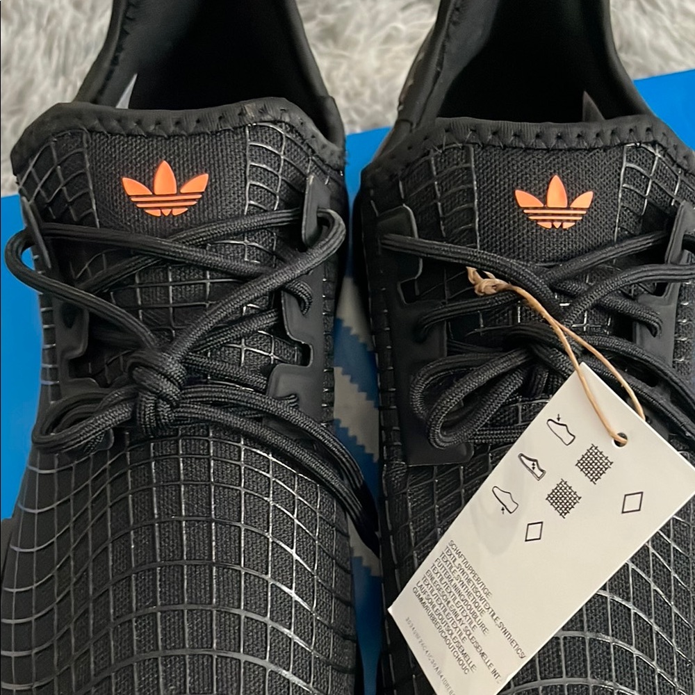 Adidas Triple Black NMD Sz 9 1/2 - Picture 10 of 11